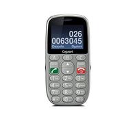 Gigaset GL390 GSM: teléfono móvil para personas mayores con botón de llamada de emergencia SOS, gran pantalla a color de 2,2 pulgadas, fácil manejo con teclas individuales extragrandes, teléfono móvil compacto sin contrato, plata de titanio