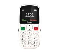 Gigaset GL395 Seniorenhandy mit SOS-Taste, 2,2-Zoll-Farbdisplay, Perlweiß | Teclas grandes, resistente a polvo y salpicaduras, sin contrato, pantalla TFT