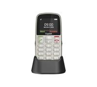 Gigaset GL395 Teléfono móvil Tecla SOS, protegido contra salpicaduras de agua, protegido contra el polvo plateado