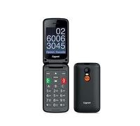 Gigaset GL590 gsm - Teléfono móvil gsm para Personas Mayores con bisagras - Función SOS - Fácil manejo con Pantalla a Color de 2.8 Pulgadas - Compatible con audífonos, teléfono móvil de Memoria de 32