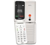 GIGASET GL595 Teléfono Celular Senior Clamshell Pantalla 2.8" Blanco