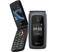 Gigaset GL7 - Teléfono Móvil Plegable con Acceso a Internet - Libre - Botón Función SOS - con Botones Grandes y WLAN/LTE - Compatible con Auriculares Bluetooth - Botón Whatsapp - Color Gris Titanio