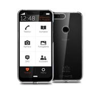 Gigaset GS195LS - Teléfono móvil para personas mayores - Fácil de usar- Pantalla de inicio personalizable - Función de llamada de emergencia - Libre -Pantalla con textos y números extragrandes - Negro