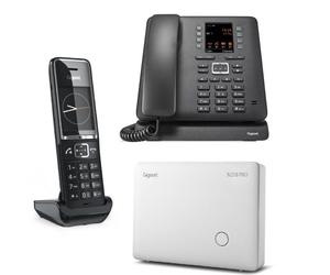 Gigaset Pack Gigaset Maxwell C + N210 + Comfort 550HX Sistema telefónico inalámbrico completo para oficinas