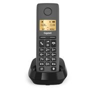 Gigaset Pure 120 Teléfono DECT Inalámbrico, No Molestar, Negro Carbón