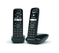 Gigaset teléfono inalámbrico duo dect negro as690duonoir