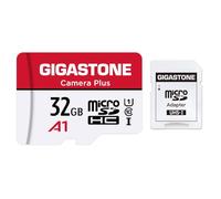 GIGASTONE 32GB Tarjeta de Memoria Micro SD, Camera Plus, Full HD Disponible 90 MB/s, U1 C10 Clase 10 Micro SDHC, Tarjeta de Memoria UHS-I, con Adaptador