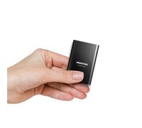 Gigastone Disco Estado Sólido 2TB SSD Externo USB 3.1 Tipo C, Velocidad de Lectura de hasta 550 MB/s, 3D NAND, Unidad portátil de Metal Ultra Delgada, para PC, portátil, Mac, Windows, PS4, Xbox One