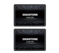 Gigastone Game Pro 256GB Unidad Interna de Estado sólido 2.5" SSD Interno, Paquete de 2 Unidades, Lectura de hasta 510 MB/s. 3D NAND, SATA III 6Gb/s, 2.5 Pulgadas para Portátil, Escritorio, PC