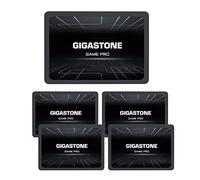 Gigastone Game Pro 256GB Unidad Interna de Estado sólido 2.5" SSD Interno, Paquete de 5 Unidades, Lectura de hasta 510 MB/s. 3D NAND, SATA III 6Gb / s, 2.5 Pulgadas para PS4, Portátil, Escritorio, PC