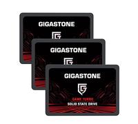 Gigastone Game Turbo 128GB Paquete de 3 Unidades Disco Duro SSD Interno, Unidad de Estado Sólido 3D NAND, SATA III 6 GB/s 2,5 Pulgadas, Lectura de hasta 520 MB/s para PS4, Portátil, Escritorio, PC
