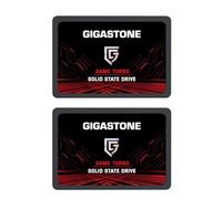 Gigastone Game Turbo 512GB Paquete de 2 Disco Duro SSD Interno, Unidad de Estado Sólido 3D NAND, SATA III 6 GB/s 2,5 Pulgadas, Lectura de hasta 550 MB/s para PS4, Portátil, Escritorio, PC