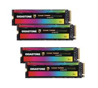 Gigastone Game Turbo PCIe Gen4x4 SSD de 4 TB (paquete de 4) hasta 7,300 MB/s con caché SLC para juegos/PC/computadora de escritorio/portátil. Unidad interna de estado sólido M.2 NVMe PCIe 4.0 2280