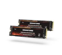 Gigastone HPC Computing M.2 SSD 1TB (paquete de 2) PCIe 4.0 NVMe SSD 5,000 MB/s caché de memoria de host Acelera la codificación de velocidad Big Data cargas de trabajo intensivas, unidad de estado