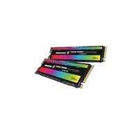 Gigastone M.2 SSD 500 GB (2 unidades) NVMe SSD Hasta 3.000 MB/s M.2 2280 PCIe Gen3 Unidad interna para gaming, edición gráfica, corte de vídeo, compatible con ordenador portátil y memoria de