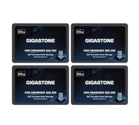 Gigastone NAS SSD 512GB SSD SATA (Paquete de 4) TLC 24/7 de Alta Durabilidad SSD para SistemasA NAS Raid y Almacenamiento Conectado a la Red 2.5" Caché Disco Duro SSD Interno