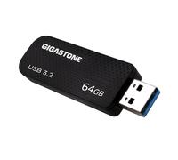 Gigastone Professional Series USB 3.0 de Alta Velocidad sin Tapa Negro Negro 64 GB