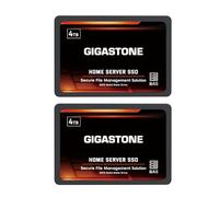 Gigastone SSD de servidor doméstico de 4 TB (paquete de 2) hasta 530 MB/s TLC Flash con almacenamiento en caché SLC 24/7 fiable para juegos/PC/NAS SSD, 3 años de garantía SATA de 2.5 pulgadas, disco