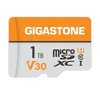 GIGASTONE Tarjeta de Memoria Micro SD 1TB, Vídeo 4K UHD, Cámara de Vigilancia y Seguridad, Cámara de Acción, Drone Profesional, 100MB/s Micro SDXC UHS-I A1 Clase 10