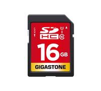 Gigastone Tarjeta de Memoria Micro SDXC de 16GB U1. Lectura Rendimiento hasta 80 MB/s.Alta Velocidad de Vídeo Full HD Canon Nikon Sony Pentax Kodak Olympus Panasonic Cámara Digital etc.