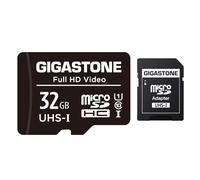 Gigastone Tarjeta Micro SD de 32 GB Micro SDHC U1 C10 90 MB/S Tarjeta de Memoria de Alta Velocidad Clase 10 Uhs Full HD Video Nintendo Gopro Cámara Samsung Canon Nikon dji Drone