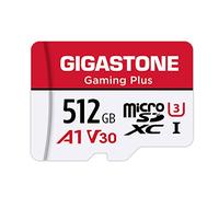 GIGASTONE Tarjeta Micro SD de 512GB, Gaming Plus, Compatible con Nintendo Switch 1, para Full HD vídeo Gopro Drone Cámara, Alta Velocidad 100 MB/s, grabación de vídeo 4K, Micro SDXC UHS-I A1 Clase 10