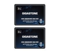 Gigastone Unidad SSD NAS 2 TB (paquete de 2) 24/7 durable TLC RAID de almacenamiento de datos en red