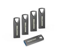 【GIGASTONE】 USB 32GB Pack de 5, Z70 USB 3.2 Gen 1 Flash Drive, Confiable para PC y Mac, Metal Impermeable, Mini y Robusto, Compatible con Interfaz USB 2.0 / USB 3.0 / USB 3.1