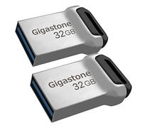 Gigastone Z90 - Memoria USB 3.1 (32 GB, 2 USB, Alta Velocidad y Rendimiento fiable, para Ordenador Mac, Compatible con Interfaz USB 2.0/3.0, Ajuste de Metal Impermeable, Mini Impermeable Resistente