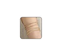 GIGB PBDK Juego de pulseras doradas para mujer, minimalismo, ajustable, bohemio, en capas, apilables, para vacaciones en la playa, L, aleación, No es una piedra preciosa