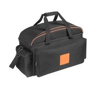 Gigband Carpeta de cable Travel DJ Cable Carpeta DJ Gigbag con fondo acolchado desmontable, divisores de equipos de sonido, equipo de DJ, Accesorios Músicos, Orange, verwijzen naar de beschrijving