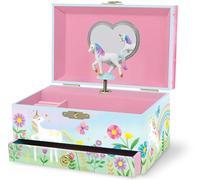 Giggle & Honey Joyero Musical de Unicornio para Niñas - Unicornio Bailarín con Espejo, Regalo de Unicornio para Niñas, Regalo de Cumpleaños para Niños, Edades 3-10