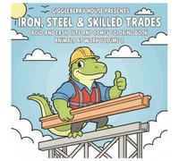 GiggleBerry House Presents: Bold And Easy Cute And Comfy Coloring Book: Heavy Machines And Big Iron: Animals At Work "Volume 2"