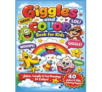 Giggles and Color Book for Kids: Fun Jokes and Silly Coloring Pages for Kids Ages 4 and up
