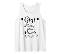 Gigi Always In Our Hearts - Abuela Familiar Orgullosa y Amorosa Camiseta sin Mangas