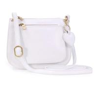 Gigi - Bolso Bandolera Pequeño de Piel Auténtica - Bolsito Cruzado para Mujer - Bolso de Mano con Correa Ajustable - Othello 9975 - Blanco