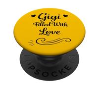 Gigi Filled with Love - La Abuela Favorita de los Nietos geniales PopSockets PopGrip Adhesivo