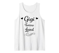 Gigi Forever Loved - Orgullosa Familia Amorosa Nietos Abuela Camiseta sin Mangas