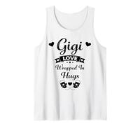 Gigi Love Wrapped In Hugs - Orgullosa y Amorosa Familia Abuela Camiseta sin Mangas