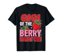 Gigi of The Berry Sweet One Strawberry Birthday Matching Camiseta