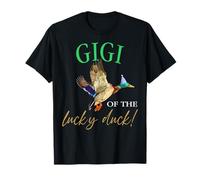 Gigi of The Birthday Boy One Lucky Duck Fiesta de Primer cumpleaños Camiseta