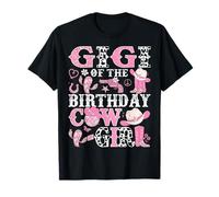 Gigi Of The Birthday Cow-Girl Rodeo CowGirl Cumpleaños Camiseta