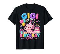 Gigi of The Birthday Girl Cute Axolotl Family Party Camiseta