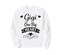 Gigi One Big Heart - Orgullosa Familia Amorosa Nietos Abuela Sudadera