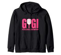 Gigi Pickleball Champion Paddle Player Gráfico Sudadera con Capucha