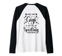 Gigi por Primera Vez Deja Que comience el estropeo (en la Parte Posterior) Camiseta Manga Raglan