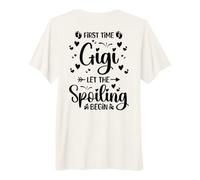 Gigi por Primera Vez Deja Que comience el estropeo (en la Parte Posterior) Camiseta Premium