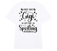 Gigi por Primera Vez Deja Que comience el estropeo (en la Parte Posterior) Comfort Colors Adult Heavyweight T-Shirt