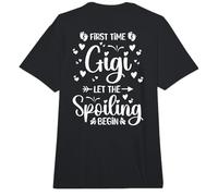 Gigi por Primera Vez Deja Que comience el estropeo (en la Parte Posterior) Comfort Colors Adult Heavyweight T-Shirt