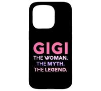 Gigi The Woman The Myth Legend Name Custom Women Carcasa para iPhone 15 Pro